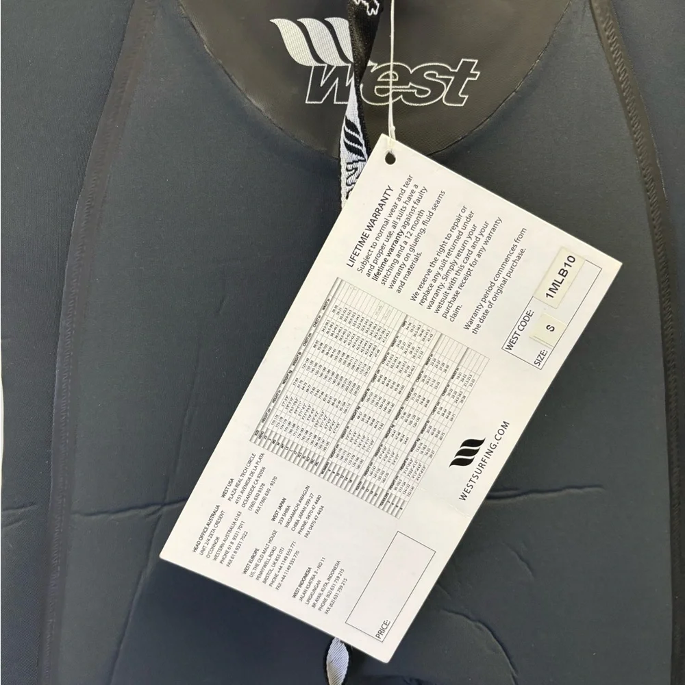 West Lotus 3/2 Fluid Seams Cold Surfing Full Wetsuit